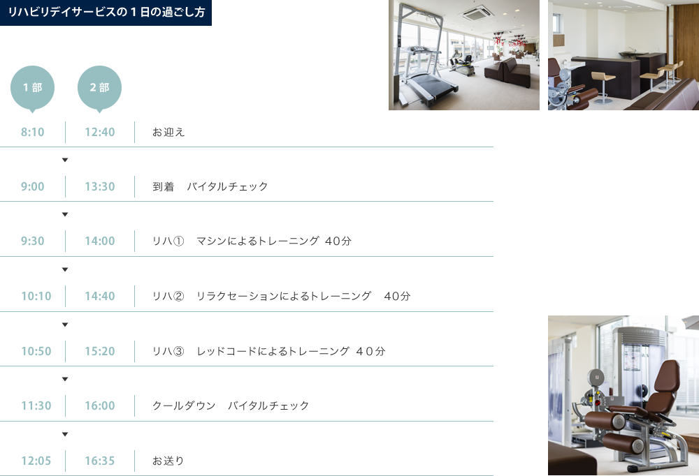 デイサービスの１日の過ごし方